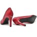 Scarpin Via Marte Salto Alto Feminino - Vermelho