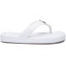 Chinelo Via Marte Logo Metal Detalhe Feminino - Branco