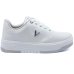 Tênis Via Marte Casual Minimalista Feminino - Branco e Prata