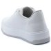 Tênis Via Marte Casual Minimalista Feminino - Branco e Prata