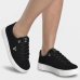 Tênis Via Marte Plataforma Detalhes Cravejados Feminino - Preto