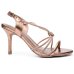 Sandália Via Marte Strass Salto Fino Feminina - Dourado