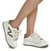 Tênis Via Marte Casual Perfuros Feminino - Off White e Verde