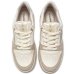 Tênis Via Marte Casual Logo Lateral Feminino - Off White e Bege