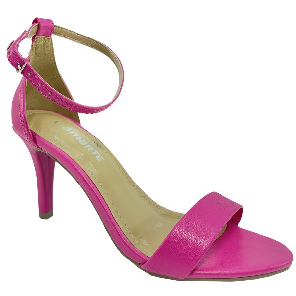 Sandália Via Marte Básica Salto Fino Feminina - Rosa Pink