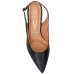 Scarpin Vizzano Slingback Bico Fino Salto Baixo - Preto