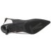 Scarpin Vizzano Slingback Bico Fino Salto Baixo - Preto