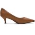Scarpin Vizzano Salto Baixo Básico Bico Fino Feminino - Caramelo Scarpin Vizzano Salto Baixo Básico Bico Fino Feminino - Caramelo