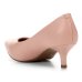 Scarpin Vizzano Salto Baixo Básico Bico Fino Feminino - Nude