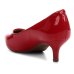 Scarpin Vizzano Salto Baixo Verniz - Vermelho