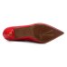 Scarpin Vizzano Salto Baixo Verniz - Vermelho