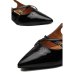 Scarpin Vizzano Slingback Salto Fino Baixo Verniz - Preto
