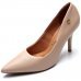 Scarpin Vizzano Pelica Fosco Salto Alto Feminino - Bege