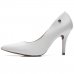 Scarpin Vizzano Pelica Fosco Salto Alto Feminino - Branco