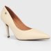 Scarpin Vizzano Salto Alto Bico Fino - Creme