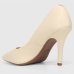 Scarpin Vizzano Salto Alto Bico Fino - Creme