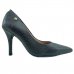 Scarpin Vizzano Napa Gliter Salto Alto Bico Fino - Preto
