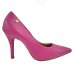 Scarpin Vizzano Salto Alto Bico Fino Fosco - Pink
