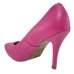 Scarpin Vizzano Salto Alto Bico Fino Fosco - Pink