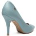 Scarpin Vizzano Pelica Salto Alto Bico Fino - Turquesa