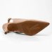 Scarpin Vizzano Slingback Verniz Salto Fino Médio - Bege
