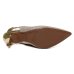 Scarpin Vizzano Slingback Gliter Salto Fino Médio - Dourado