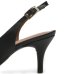 Scarpin Vizzano Napa Slingback Salto Fino Médio - Preto