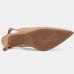 Scarpin Vizzano Slingback Salto Fino Médio - Bege