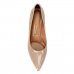 Scarpin Vizzano Bico Fino Salto Médio Verniz Feminino - Bege