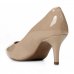 Scarpin Vizzano Bico Fino Salto Médio Verniz Feminino - Bege
