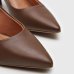 Scarpin Vizzano Salto Médio Bico Fino Feminino - Marrom
