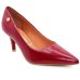 Scarpin Vizzano Salto Médio Bico Fino Feminino - Marsala