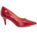 Scarpin Vizzano Salto Médio Bico Fino Feminino - Marsala