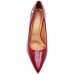 Scarpin Vizzano Salto Médio Bico Fino Feminino - Marsala