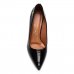 Scarpin Vizzano Bico Fino Salto Médio Verniz Feminino - Preto