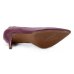 Scarpin Vizzano Salto Médio Bico Fino Feminino - Vinho