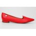 Sapatilha Vizzano Salto Baixo Bico Fino - Vermelho