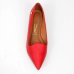 Sapatilha Vizzano Salto Baixo Bico Fino - Vermelho