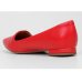 Sapatilha Vizzano Salto Baixo Bico Fino - Vermelho