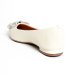 Sapatilha Vizzano Bico Fino Laço Strass Feminina - Branco Creme