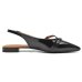 Sapatilha Vizzano Slingback Verniz Bico Fino - Preto