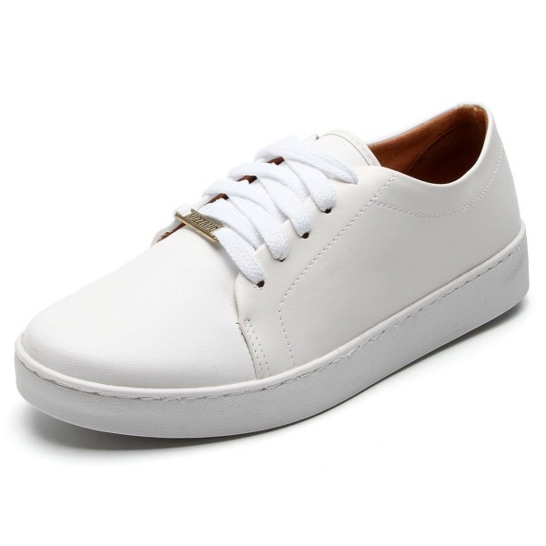Tênis Vizzano Casual Cadarço Pelica - Branco
