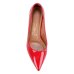 Scarpin Vizzano Salto Grosso Bico Fino - Vermelho