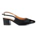 Mule Vizzano Salto Bloco Chanel Feminino - Preto