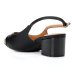 Mule Vizzano Salto Bloco Chanel Feminino - Preto