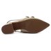 Scarpin Vizzano Slingback Salto Bloco - Bege