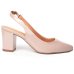 Scarpin Vizzano Salto Bloco Feminina - Rosa Claro