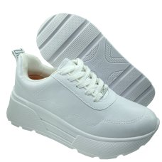 Tênis Vizzano Plataforma Pelica Casual Feminino - Branco