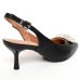 Scarpin Vizzano Slingback Coração Strass Feminino - Preto