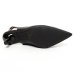 Scarpin Vizzano Slingback Coração Strass Feminino - Preto